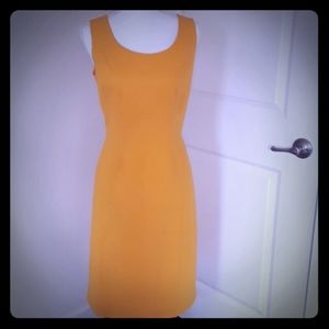 Siz 12 Gold Colored Linen Dress